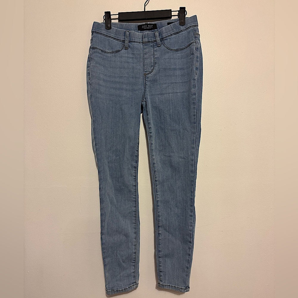 Judy Blue 9/29 Skinny Fit Stretch Pull-On Denim Jeans Mid-rise Jeggings